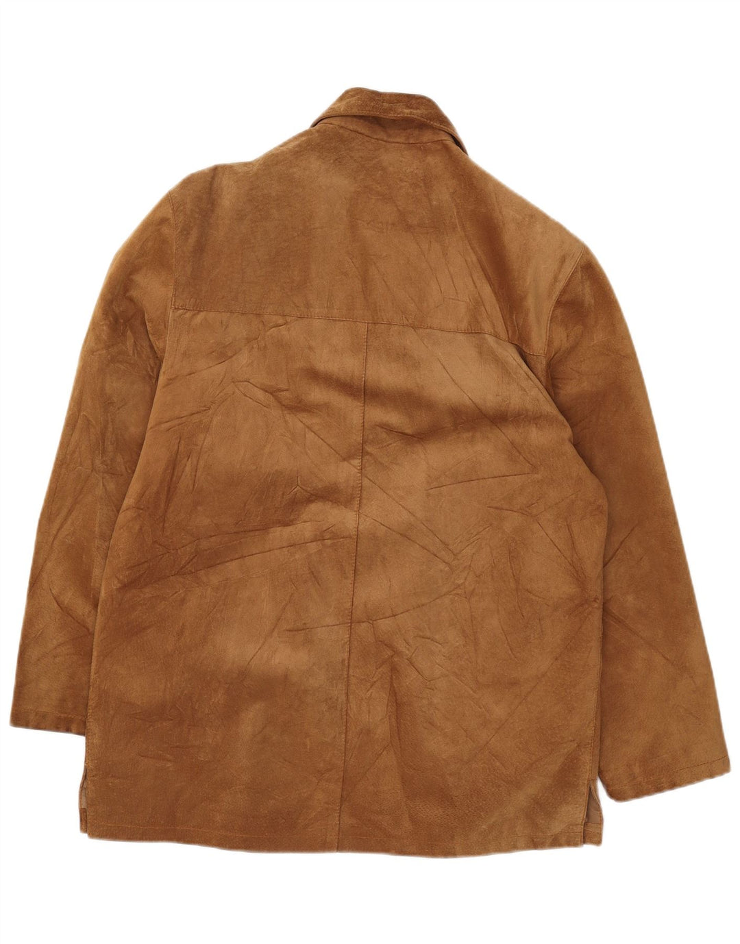 Винтажная мужская замшевая куртка IT 52 XL Коричневая кожаная