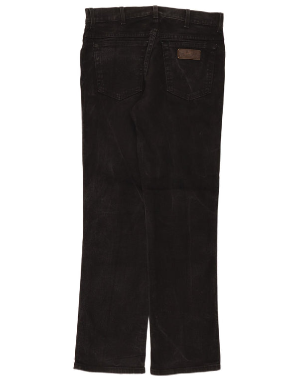 Мужские прямые джинсы Wrangler Texas Stretch W33 L32, черный хлопок