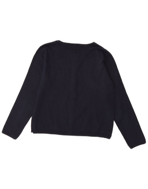 Свитер-кардиган Zara для девочек 13–14 лет, темно-синий