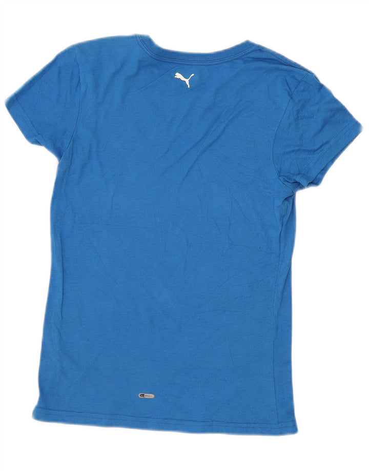 Женская футболка с рисунком PUMA Top UK 10, маленькая синяя