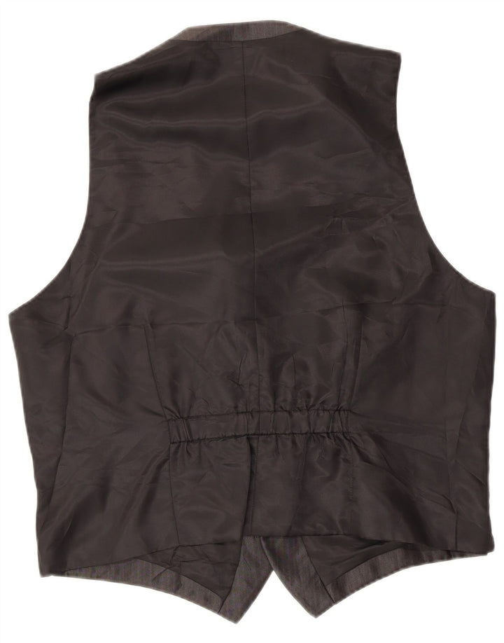 Мужской костюм-тройка Angelo Litrico EU 54 2XL W38 L30, серый классический в тонкую полоску