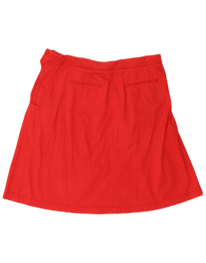 Женская юбка-трапеция Armani US 8 Medium W30 Красный хлопок