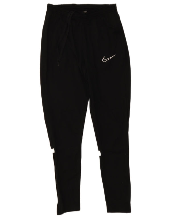 Мужские спортивные брюки Nike Dri Fit XS, черные с цветными блоками