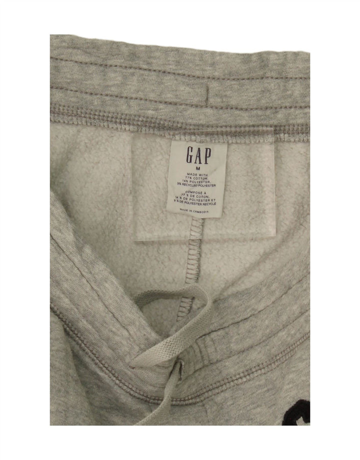 GAP Mens Graphic Tracksuit Trousers Joggers Medium  Grey Cotton Vintage Gap and Second-Hand Gap from Messina Hembry 