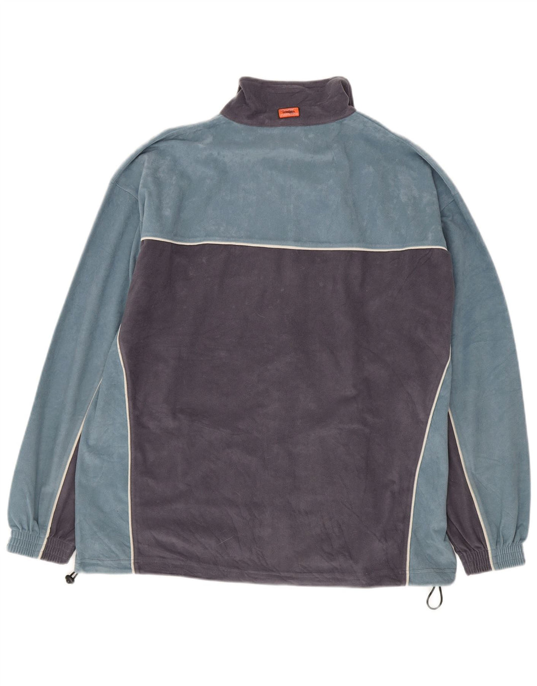 Мужская флисовая куртка Diadora UK 42 XL, синяя, полиэстер с цветными блоками
