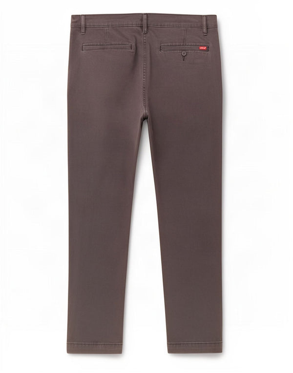 Мужские зауженные брюки-чиносы Levi's W36 L29, серые, хлопковые