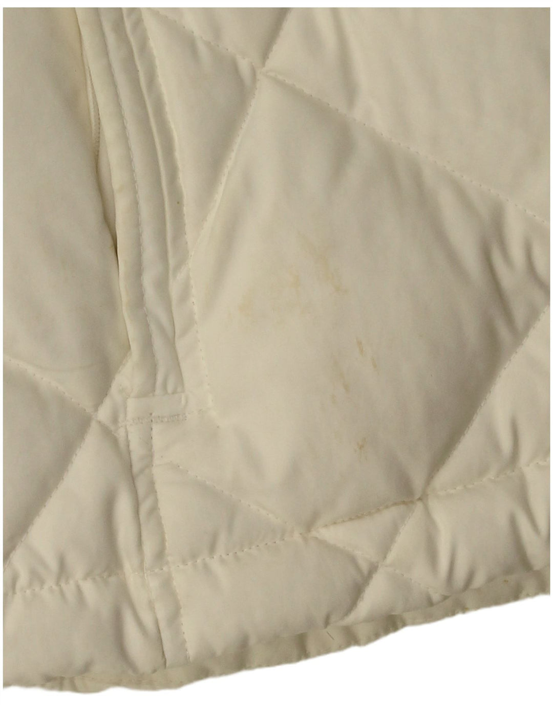 Женская утепленная куртка NIKE с капюшоном, Великобритания, 10/12, средний белый полиэстер