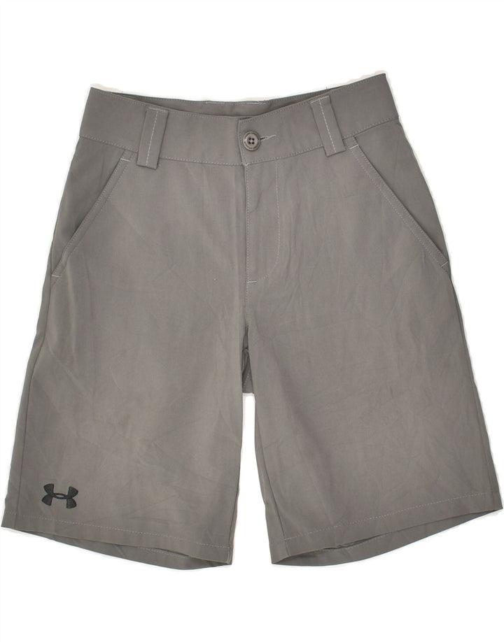 UNDER ARMOUR Boys Chino Shorts 7-8 Years Small W25 Grey | Vintage Under Armour | Thrift | Second-Hand Under Armour | Used Clothing | Messina Hembry 