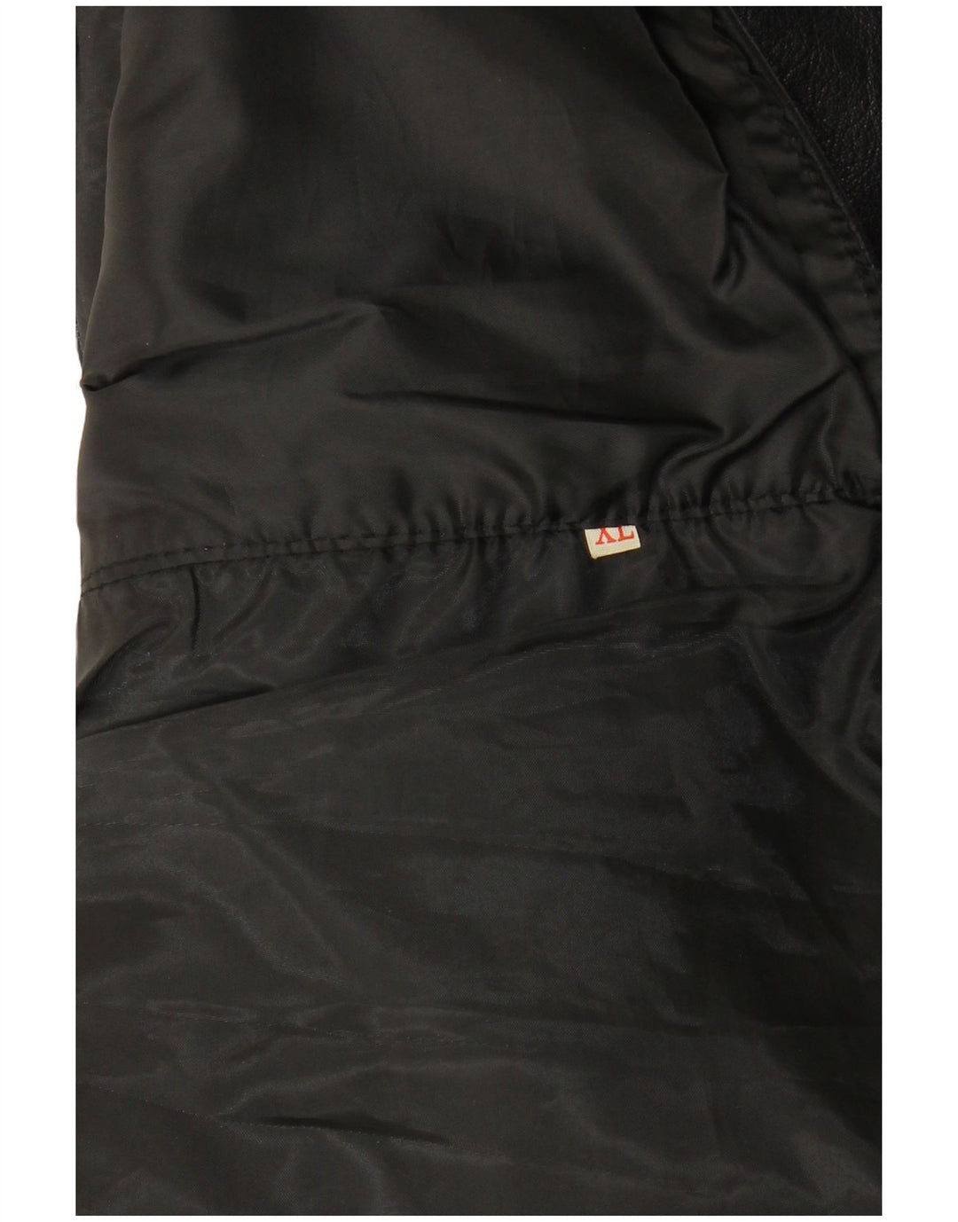 Мужской кожаный жилет VINTAGE XL черный