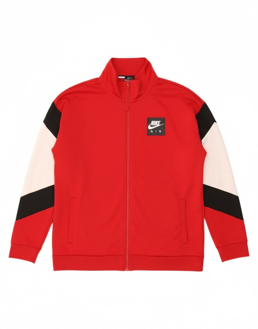 Мужская спортивная куртка Nike Air, большая красная полиэстер с цветными блоками