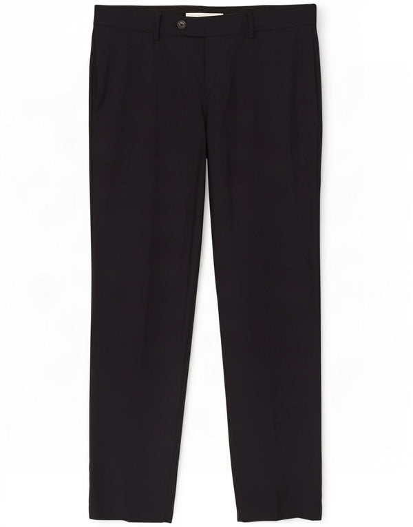 Emporio Armani Мужские прямые костюмные брюки EU 48 Medium W34 L30 Черная шерсть