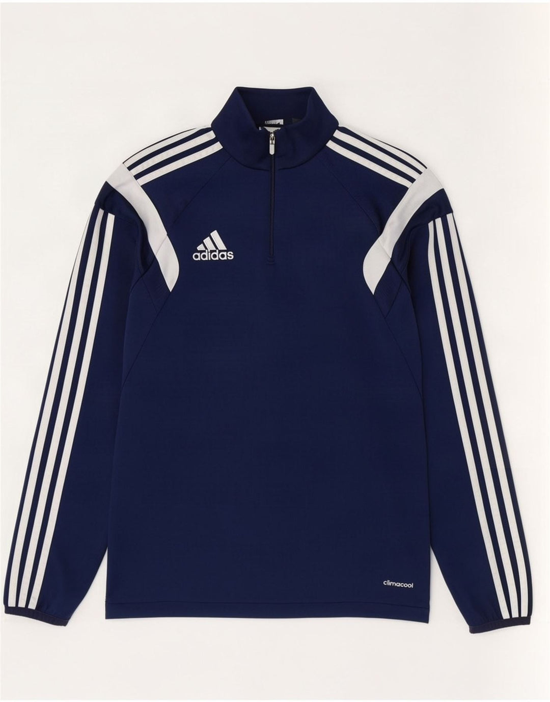 Мужской спортивный костюм Adidas Climacool, маленький темно-синий с цветными блоками