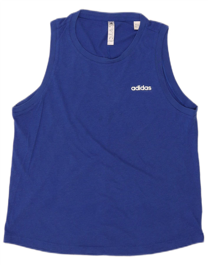 Мужской жилет Adidas Aeroready Top UK 38/40, средний синий полиэстер