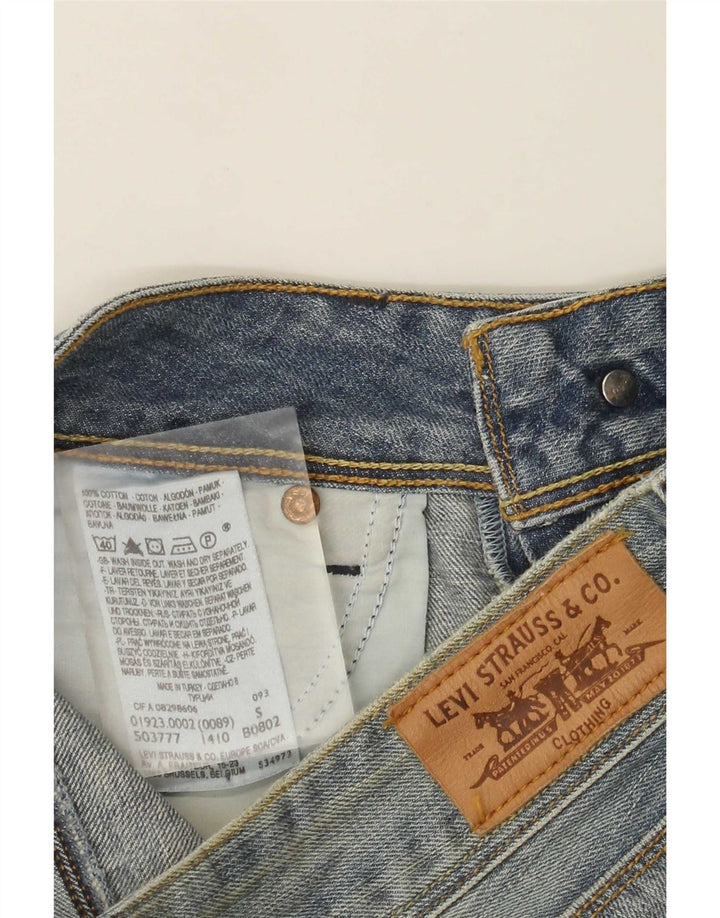 Женские джинсовые шорты Levi's, маленькие W27, синие, хлопок