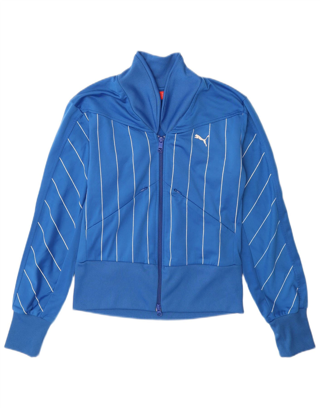 Женский спортивный костюм Puma с графическим рисунком, верхняя куртка UK 10, маленькая синяя полоска