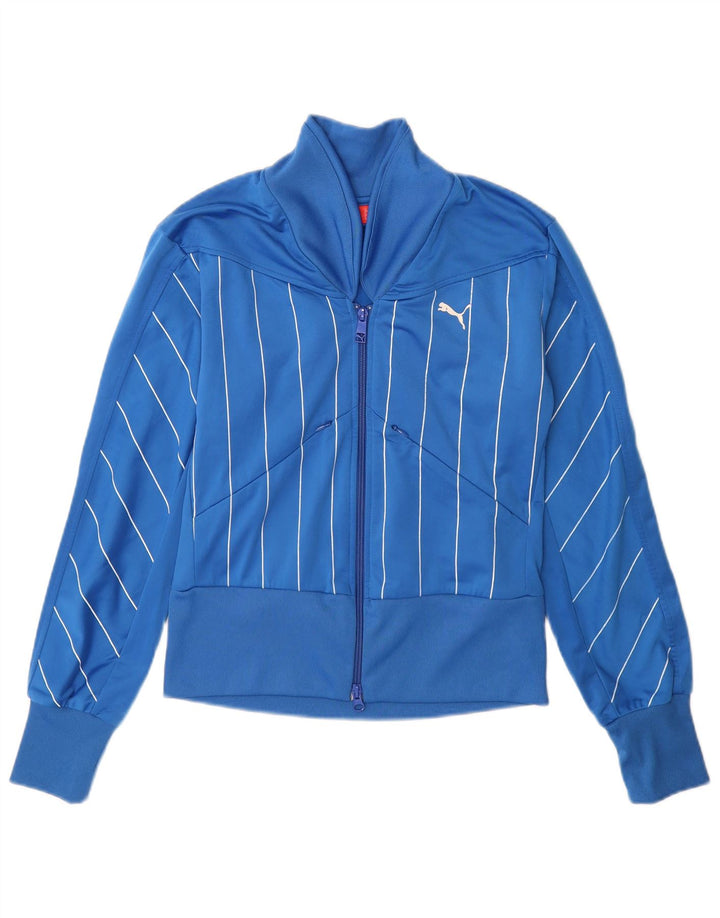 Женский спортивный костюм Puma с графическим рисунком, верхняя куртка UK 10, маленькая синяя полоска
