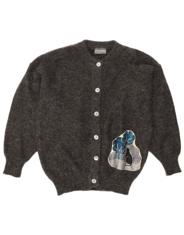 Женский кардиган с рисунком SIGI SCHEIBERG EU 40, средний серый мохер