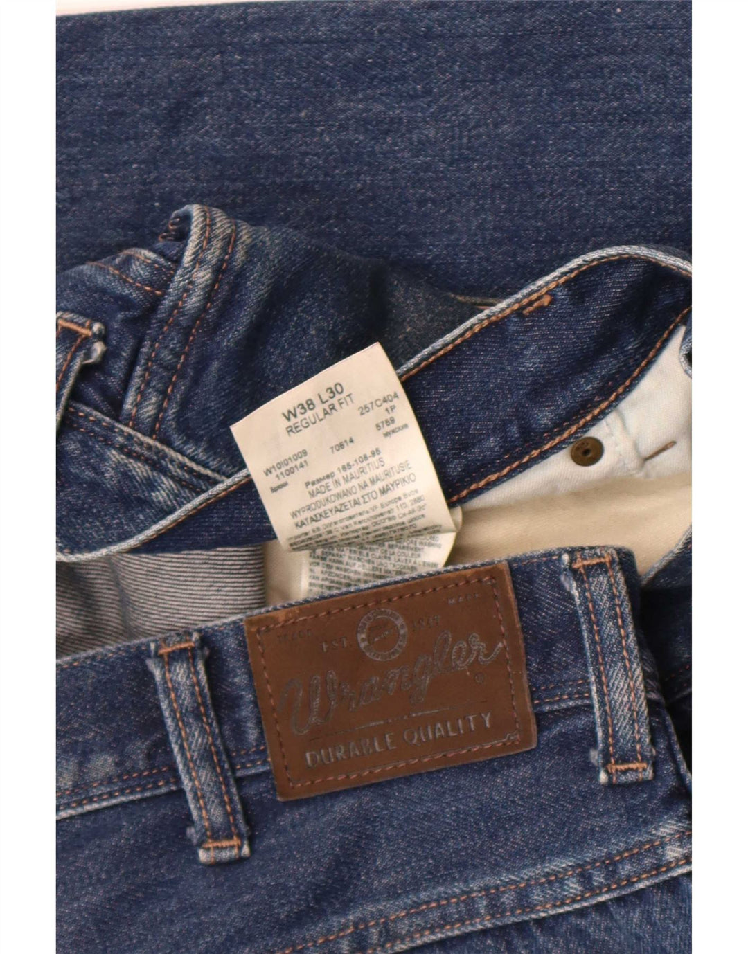 Женские укороченные джинсы стандартного кроя Wrangler W38 L26, синие, хлопок
