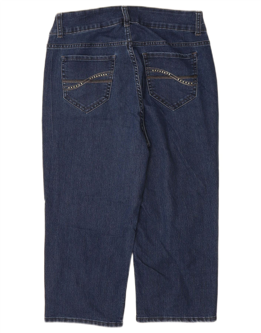 Женские джинсы-капри свободного покроя LEE, размер США 8, средний размер W28 L18, синий хлопок