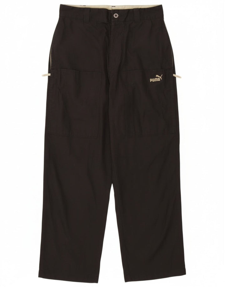 Мужские брюки карго свободного кроя Puma W32 L31 черные
