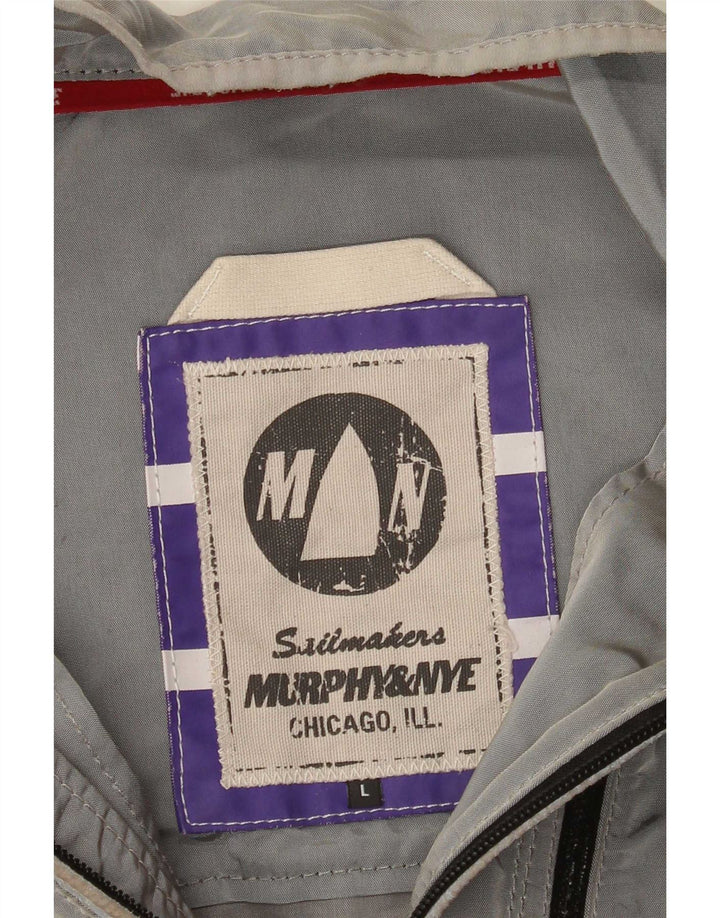 Мужская универсальная куртка Murphy & Nye UK 40, большая серая с цветными блоками