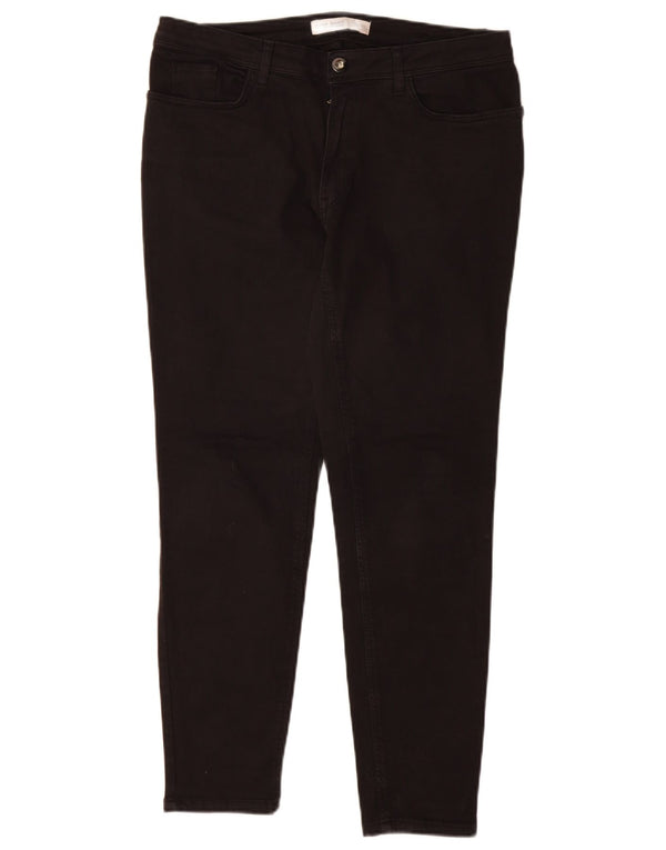 Женские джинсы скинни Zara EU 44 XL W32 L28 черные