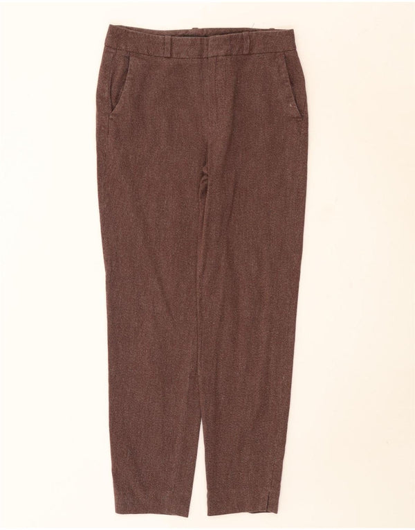 Massimo Dutti Женские узкие брюки-чиносы EU 36 XS W26 L27 Коричневые хлопковые