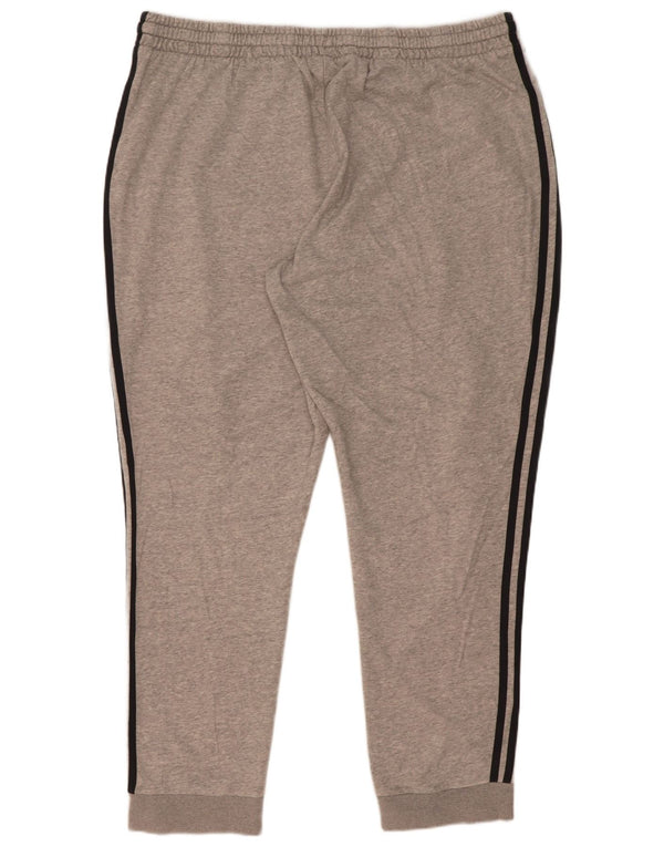 Мужские спортивные брюки Adidas Joggers 3XL, серый хлопок с крапинками
