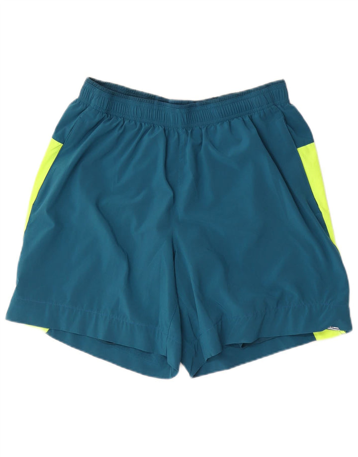 Мужские спортивные шорты New Balance, большие синие цветные блоки