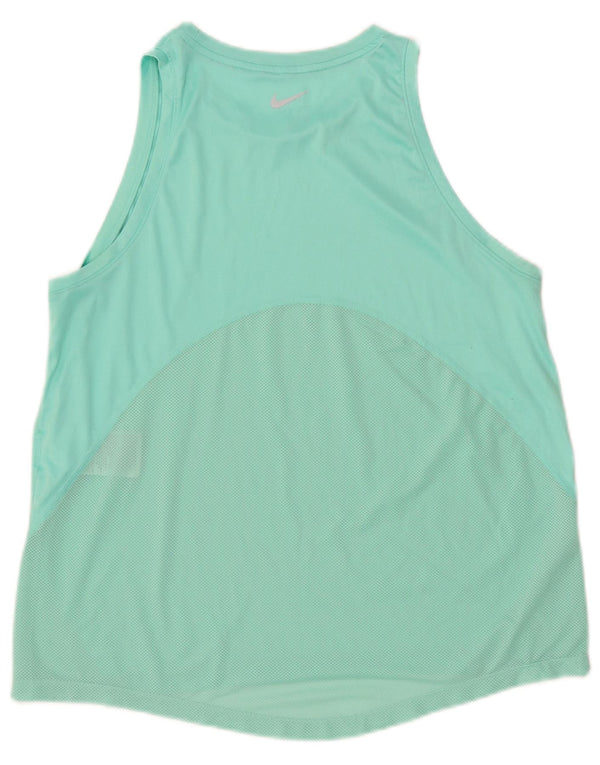 Женский жилет Nike Dri Fit UK 14, большой зеленый полиэстер
