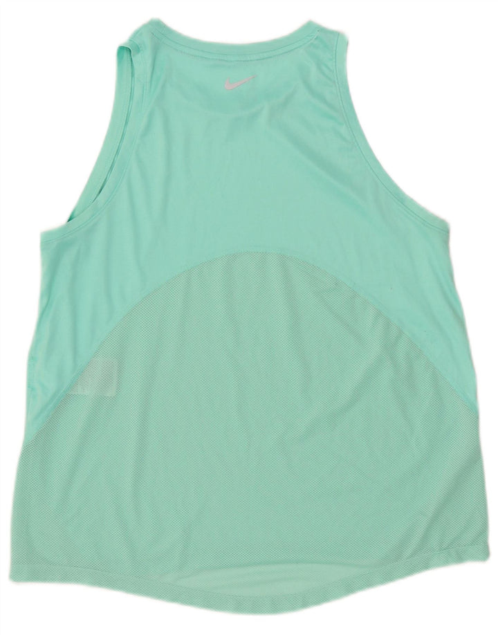 Женский жилет Nike Dri Fit UK 14, большой зеленый полиэстер