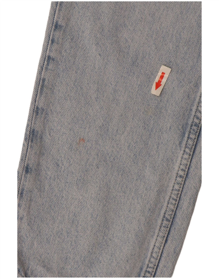 Мужские потертые узкие джинсы Calvin Klein W30 L33, синий хлопок