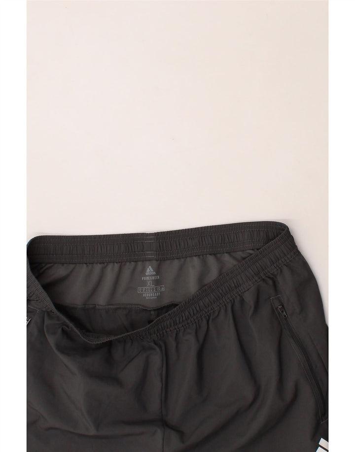 ADIDAS Mens Aeroready Sport Shorts XL Grey Polyester Vintage Adidas and Second-Hand Adidas from Messina Hembry 