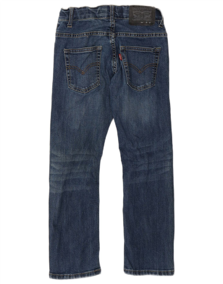 Джинсы Levi's 511 Slim для мальчиков 7–8 лет W24 L22, синий хлопок