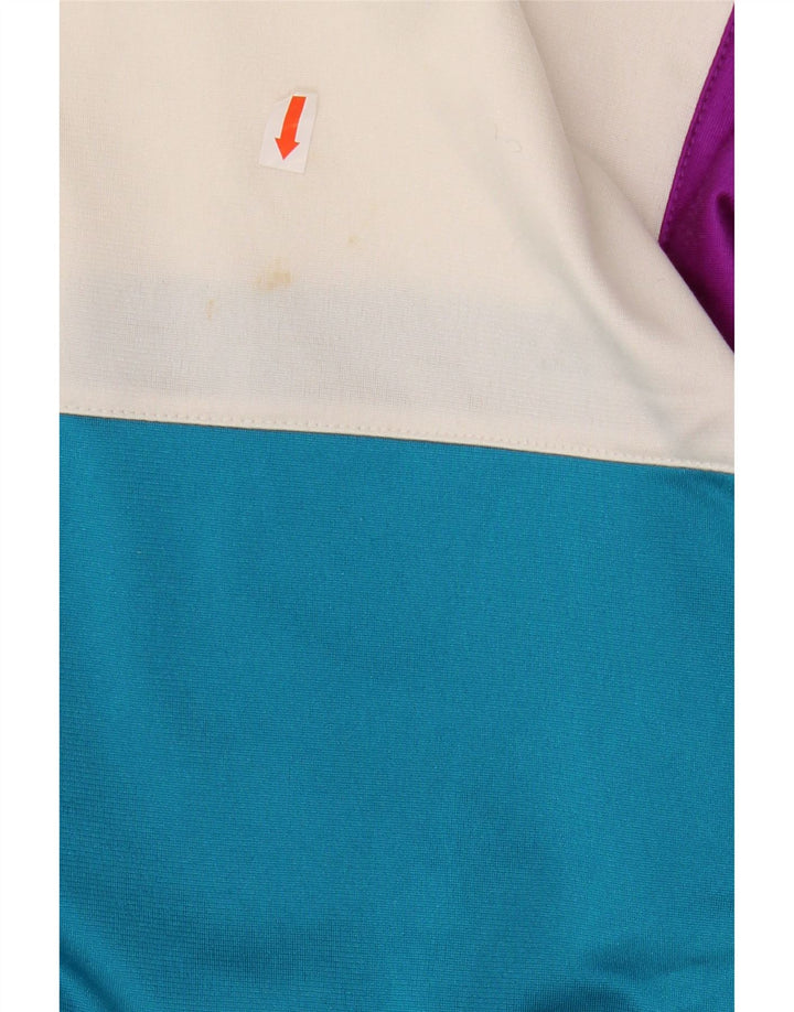 LOTTO Мужской спортивный костюм с графическим рисунком, верхняя куртка, большая синяя цветная блокировка