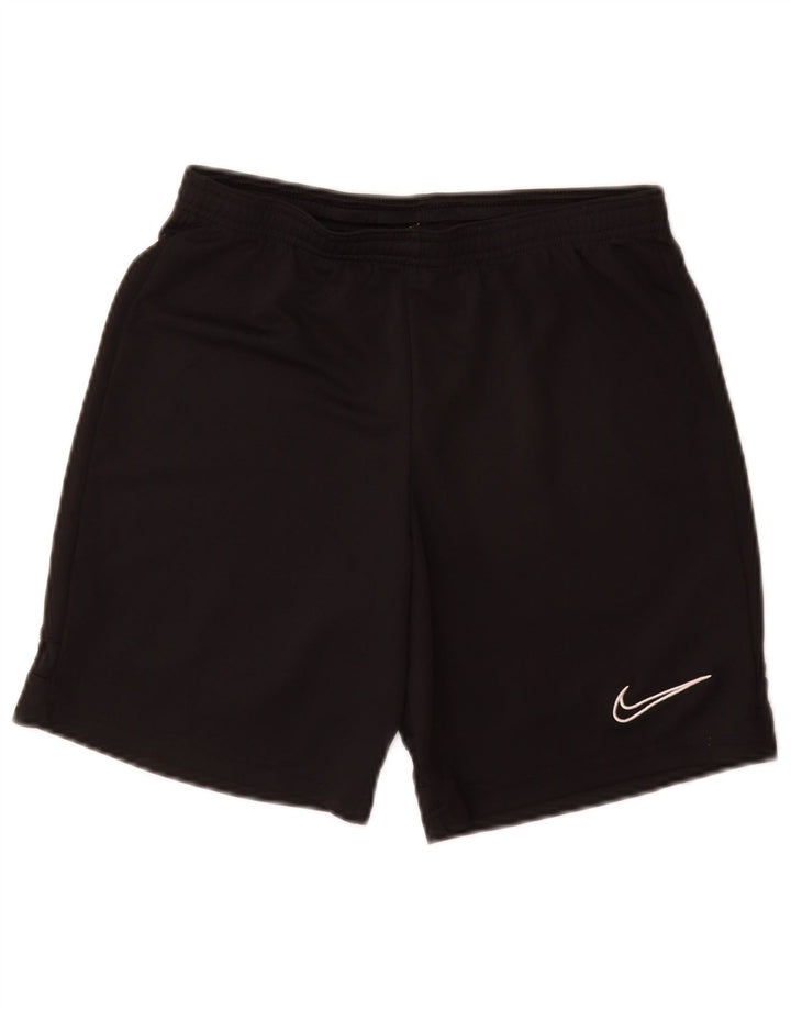 Мужские спортивные шорты Nike Dri Fit, маленькие черные, из полиэстера