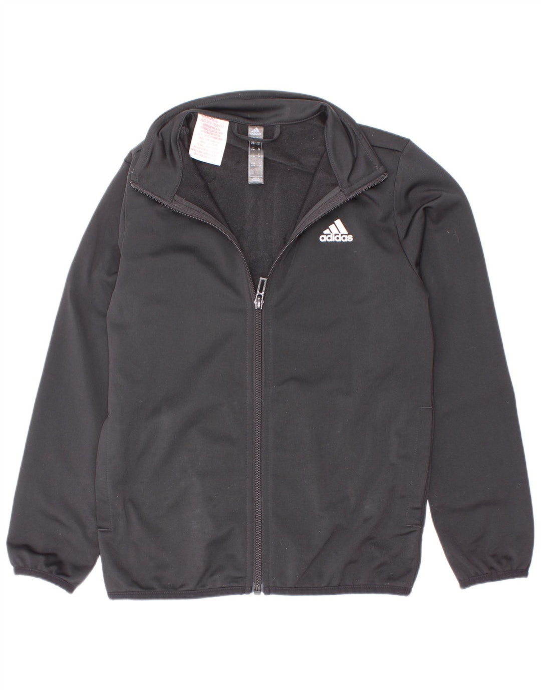 Спортивный костюм Adidas для мальчиков с графическим рисунком, верхняя куртка 7-8 лет, черный полиэстер