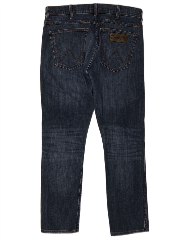 Мужские джинсы Wrangler Bryson Slim W33 L28, темно-синий хлопок