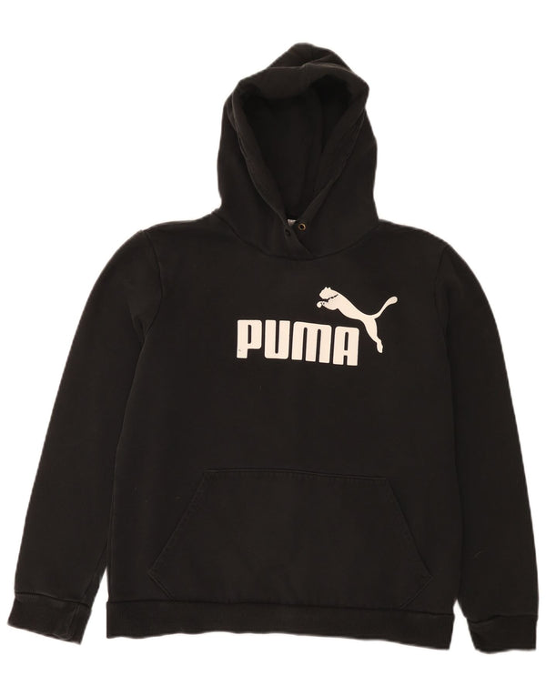 Женский джемпер с капюшоном Puma UK 12, средний черный, хлопок