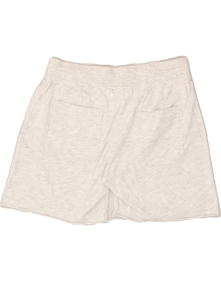 CHAMPION Womens Sport Shorts UK 12 Medium Grey Cotton | Vintage Champion | Thrift | Second-Hand Champion | Used Clothing | Messina Hembry 