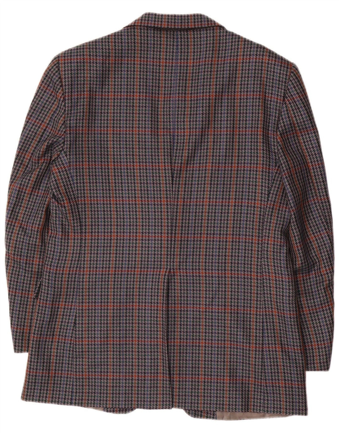 Мужской пиджак Aquascutum UK 36 маленький разноцветный с узором "гусиные лапки"