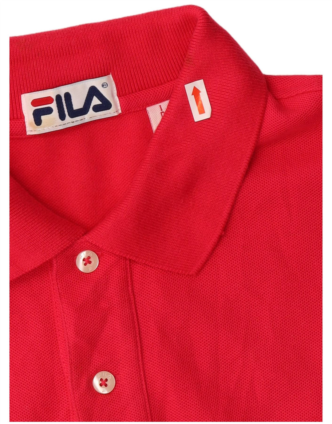 Мужская Рубашка Поло Fila IT 46 Маленькая Розовая Хлопок
