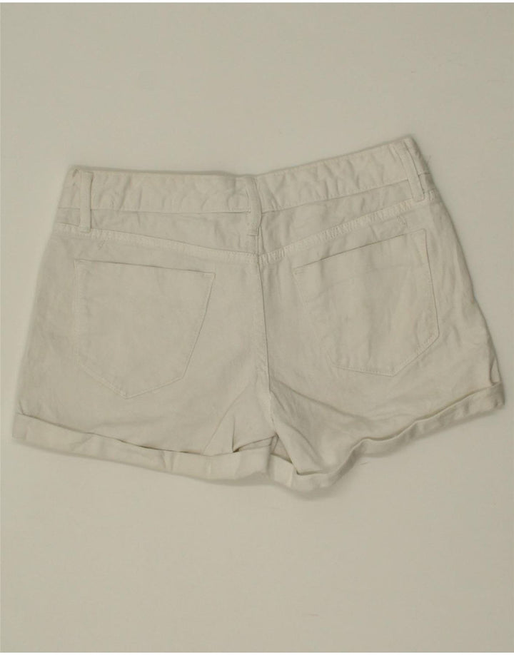 MOSSIMO Womens Denim Shorts US 2 XS W28  White Cotton Vintage Mossimo and Second-Hand Mossimo from Messina Hembry 
