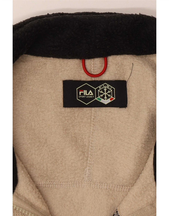 Мужская флисовая куртка Fila UK 44 2XL бежевый полиэстер