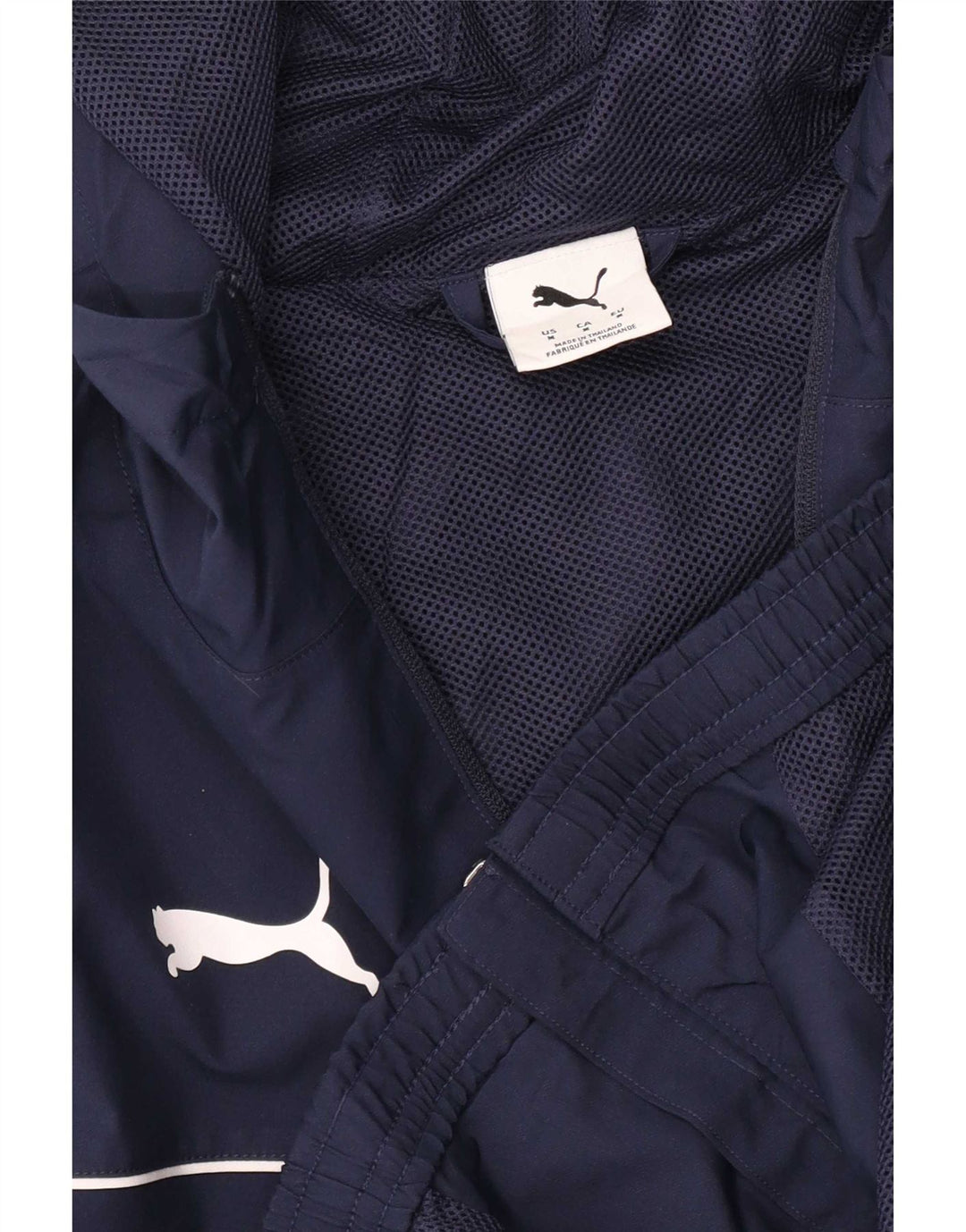 Мужская дождевик с капюшоном Puma Box Hill FC UK 38, средний темно-синий, полиэстер