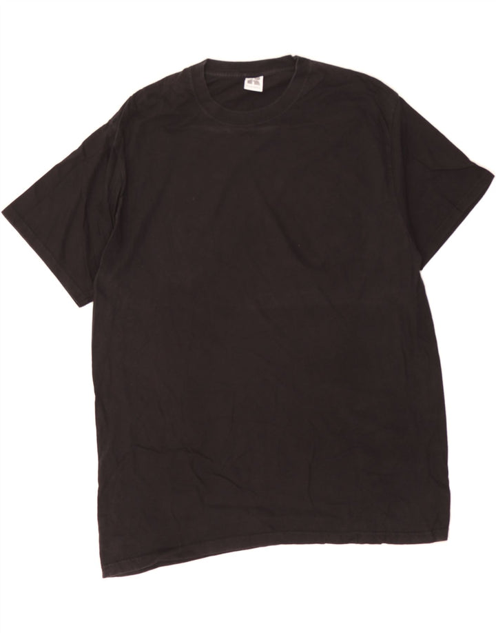 RUSSELL ATHLETIC Mens T-Shirt Top Large Black Vintage Russell Athletic and Second-Hand Russell Athletic from Messina Hembry 