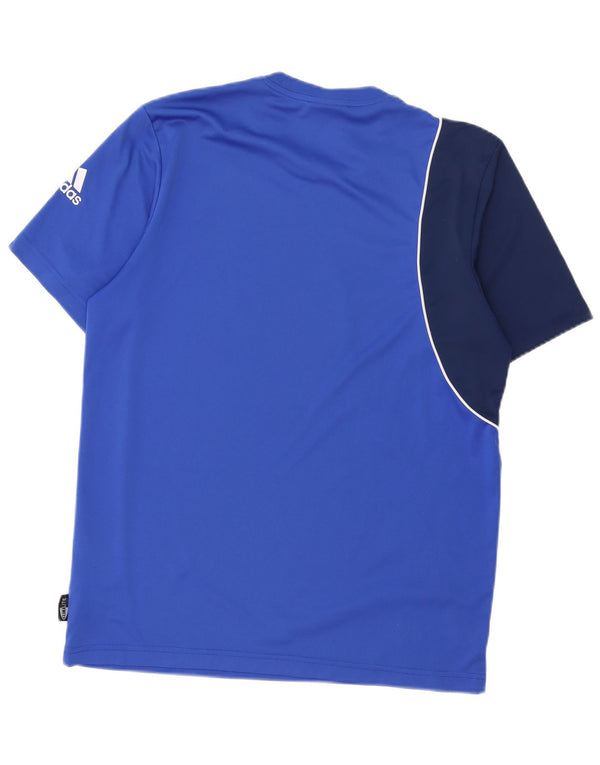 Adidas Mens Clima 365 Футболка с рисунком Top UK 40/42 Средний синий с цветными блоками