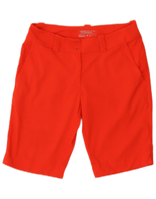Женские шорты чинос Nike Dri Fit UK 8, маленькие W27, красный полиэстер