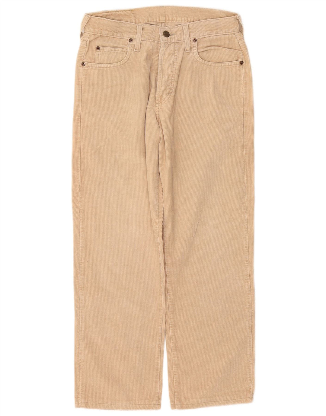 Мужские вельветовые брюки свободного покроя LEE W30 L26, бежевый хлопок