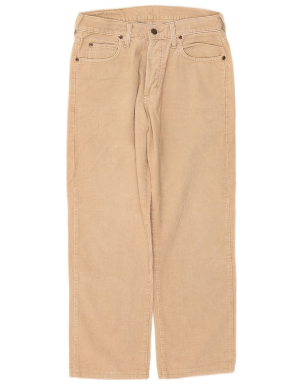 Мужские вельветовые брюки свободного покроя LEE W30 L26, бежевый хлопок